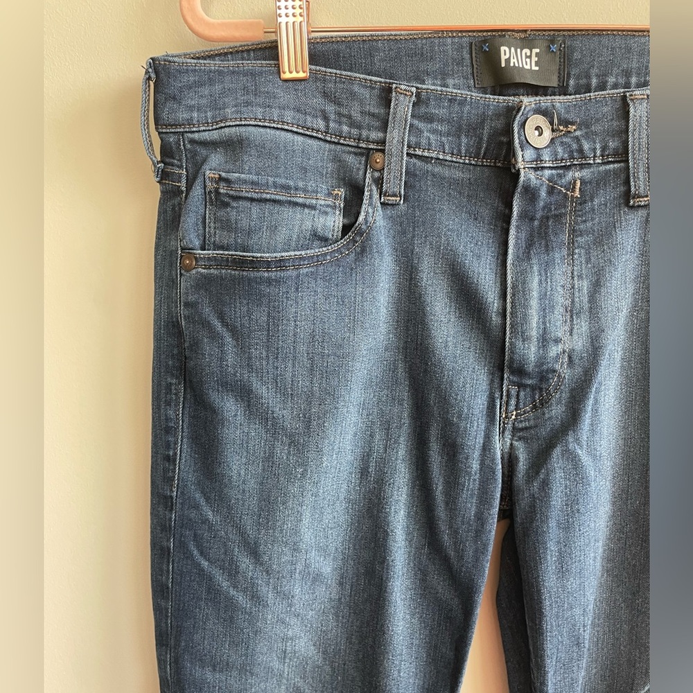 Paige Federal Dark Wash Jeans - Picture 2 of 6